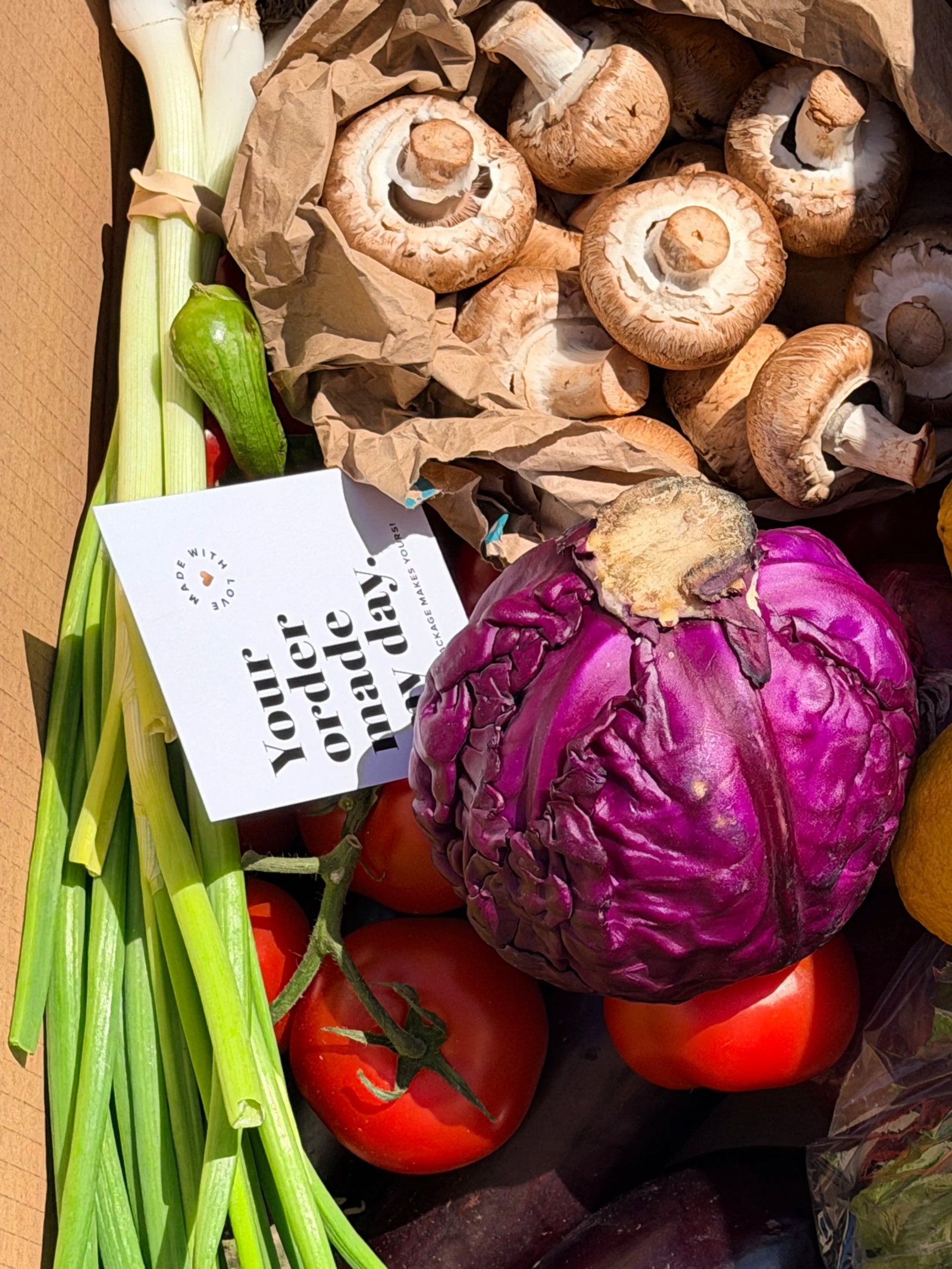 Fresh Yild produce box on the table