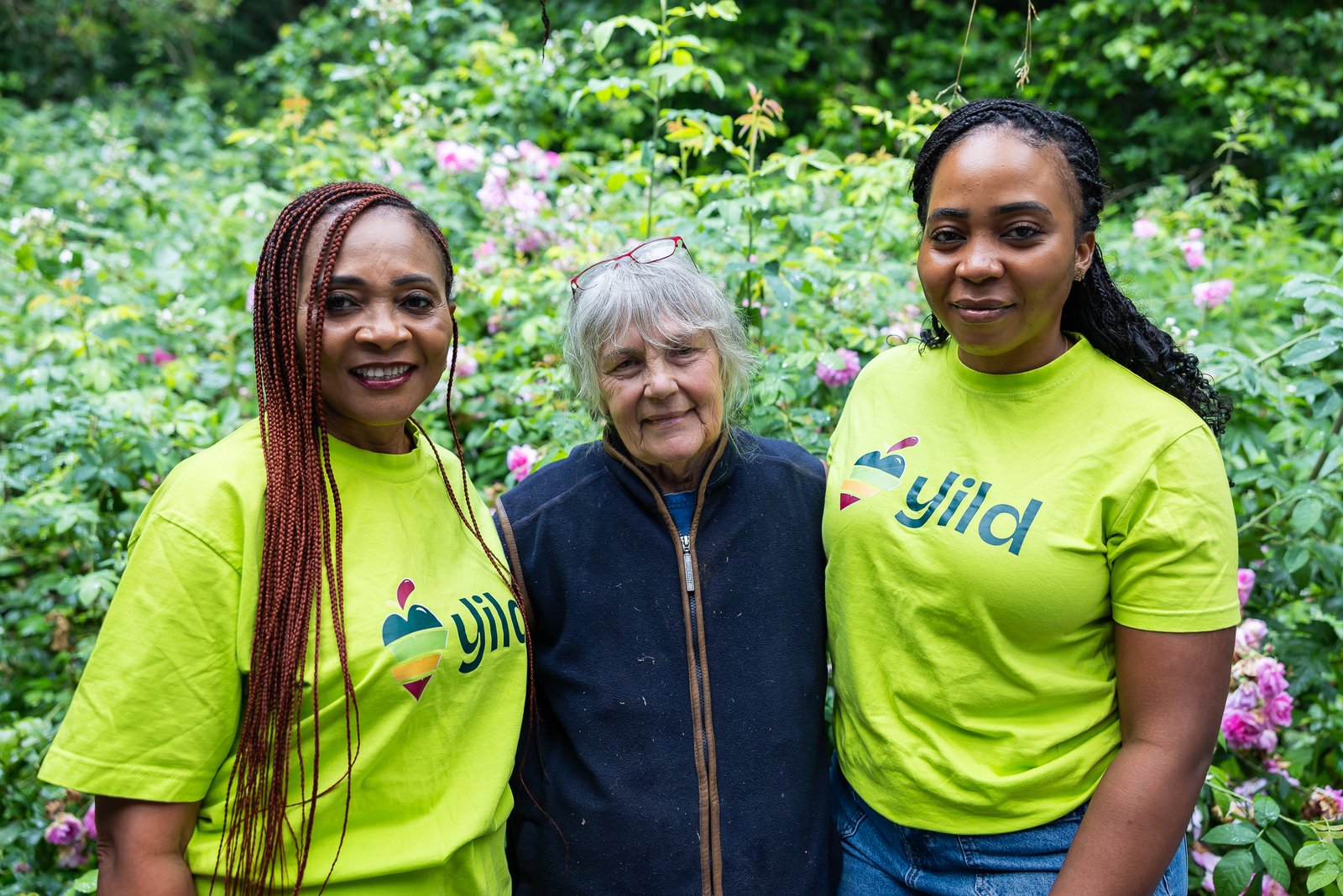 The Yild team with a local grower
